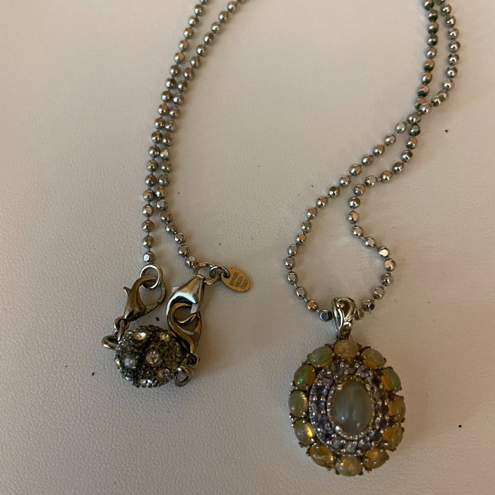 Bronze Milor Italy Cluster Pendant on 18" Chain - Picture 2 of 3